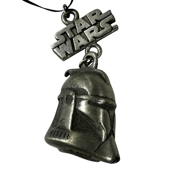 Star Wars Pewter Clone Trooper Helmet 2005 Ornament Excellent Condition - Picture 1 of 5